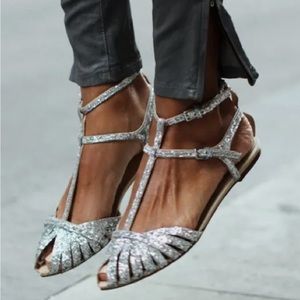 Zara Glitter Sandal Very Rare!